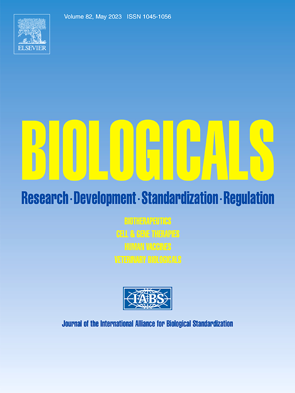 Go to journal home page - Biologicals
